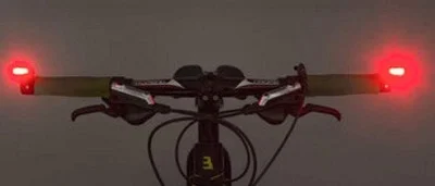Luces para puños de bicicleta